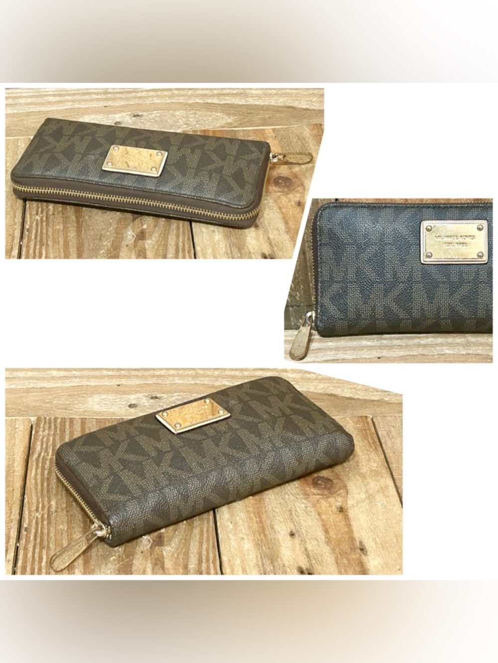 Michael Kors. 4 Piece: Jet Set Tote with Free Matching Wallet, Scarf & Dust Bag. - Picture 14 of 16